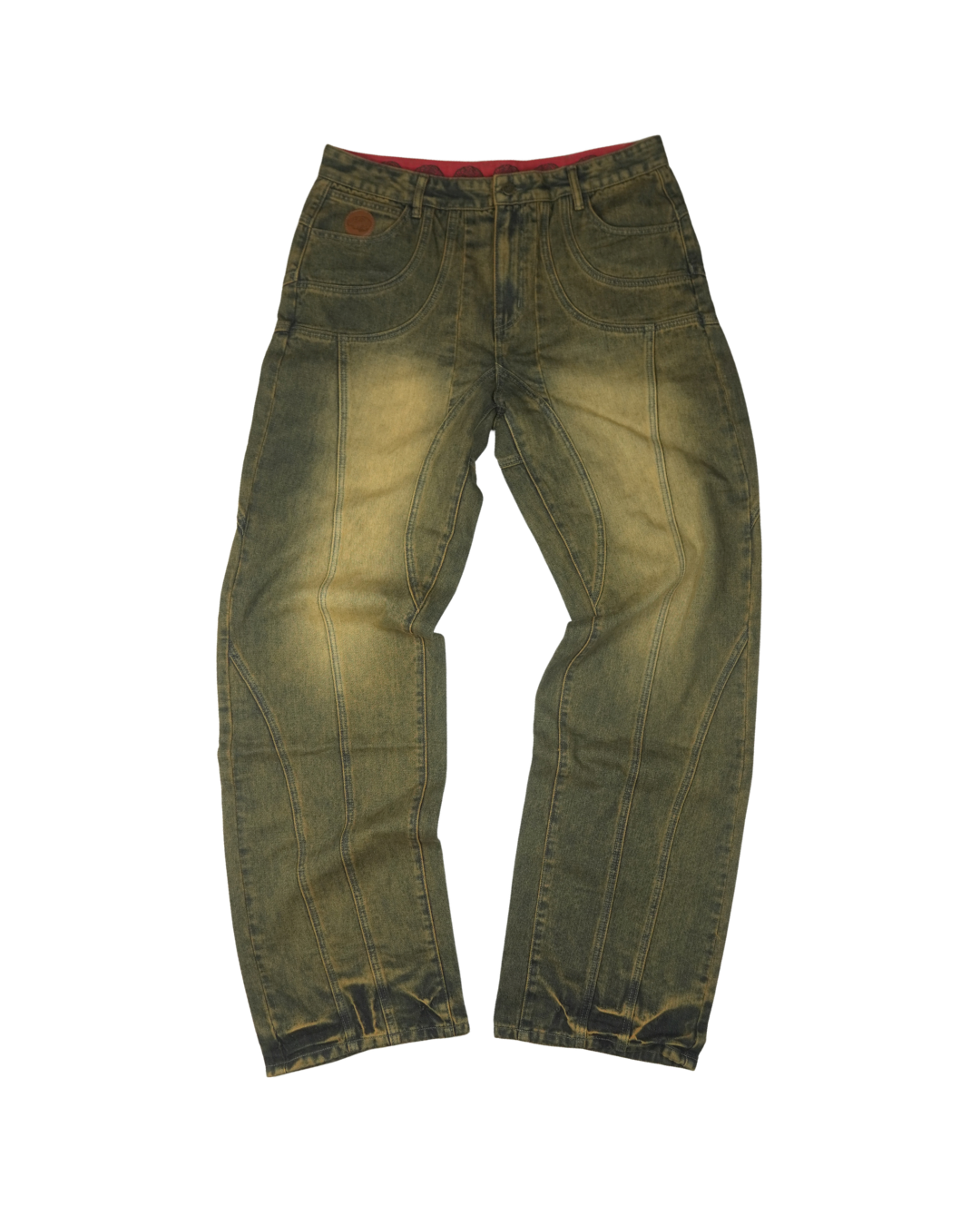 Dissidenties | Washed Panel Bootcut Jeans